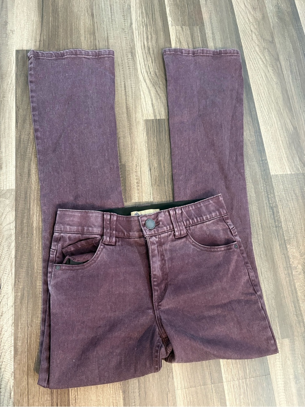 Democracy Ab Technology Burgundy Skinny Jeans